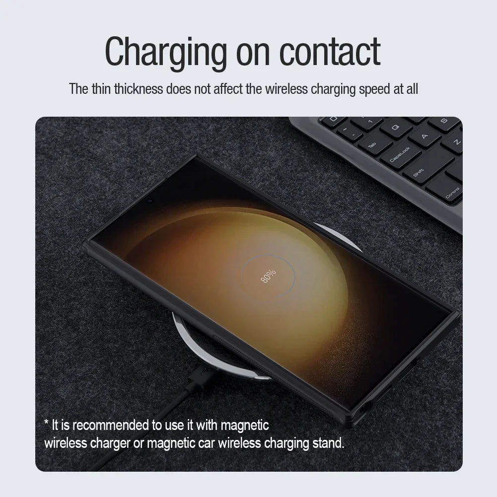 Magnetic Wireless Charging Case For Samsung Galaxy S24 Series