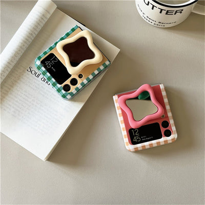 Cute Candy Color Mirror Case for Samsung Galaxy Z Flip4 - casestadium