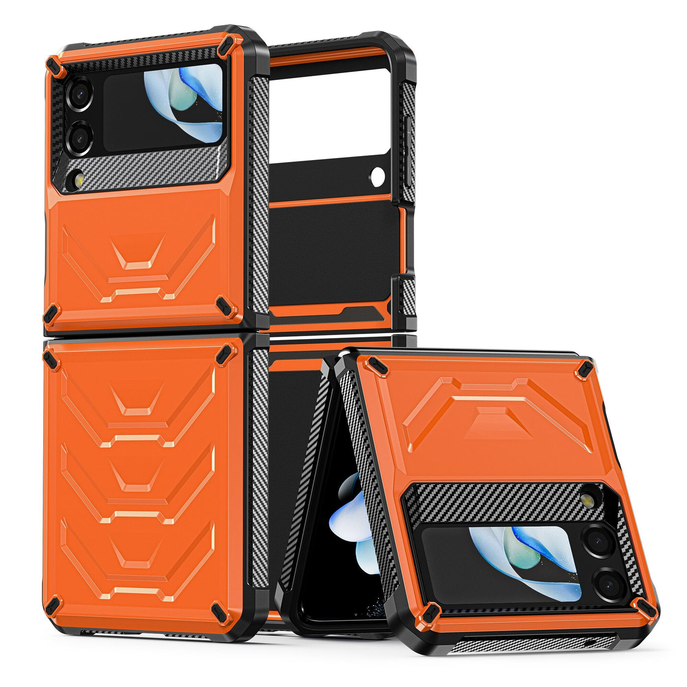 Shockproof Armor Case For Samsung Galaxy Z Flip 4 - casestadium