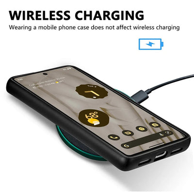 Magnetic Leather Wireless Charging Case For Google Pixel 8 Series