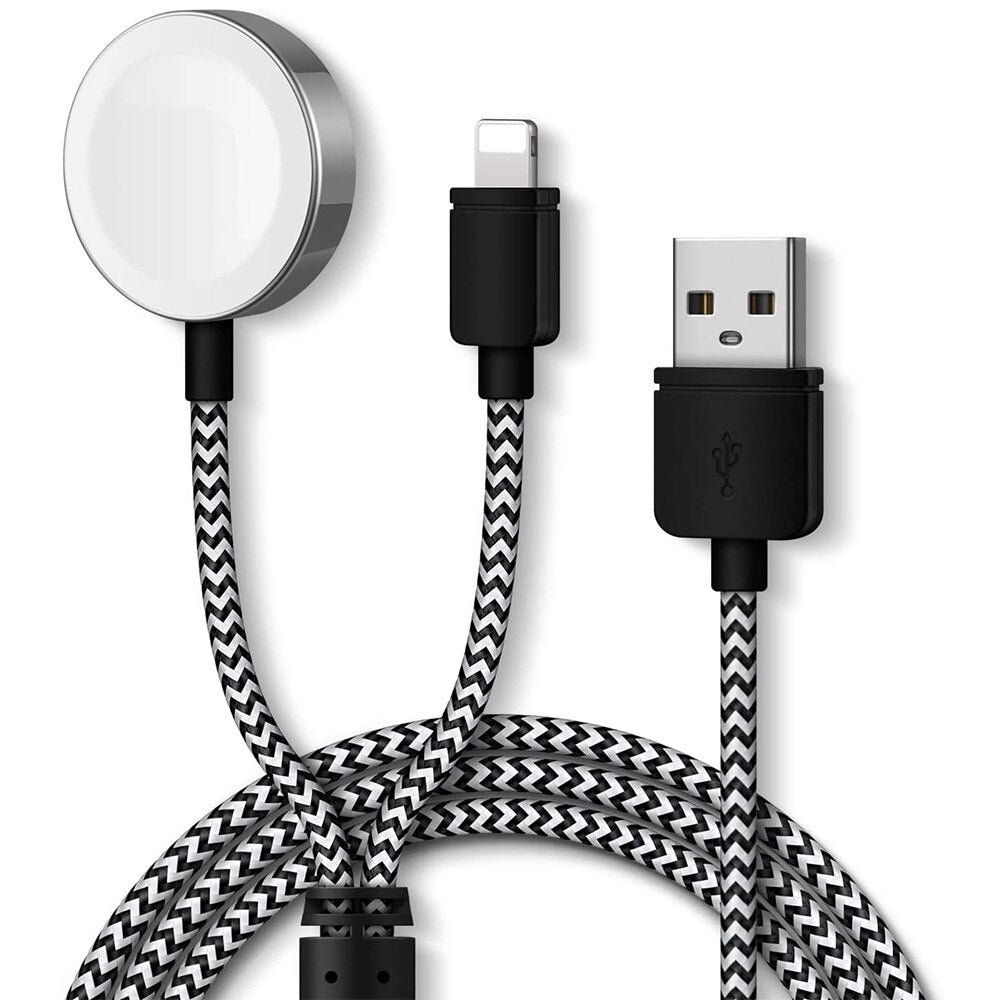 Magnetic Wire Charger 2 in 1 USB Cable for Apple Watch & iPhone