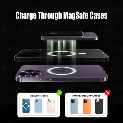 Mini Slim Magsafe Powerbank Magnetic Wireless - casestadium