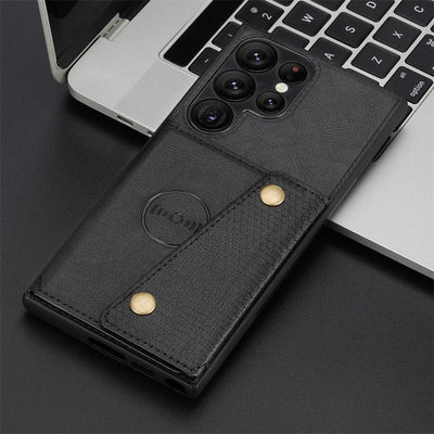Magnetic Card Slot Wallet Case For Samsung S23 Series