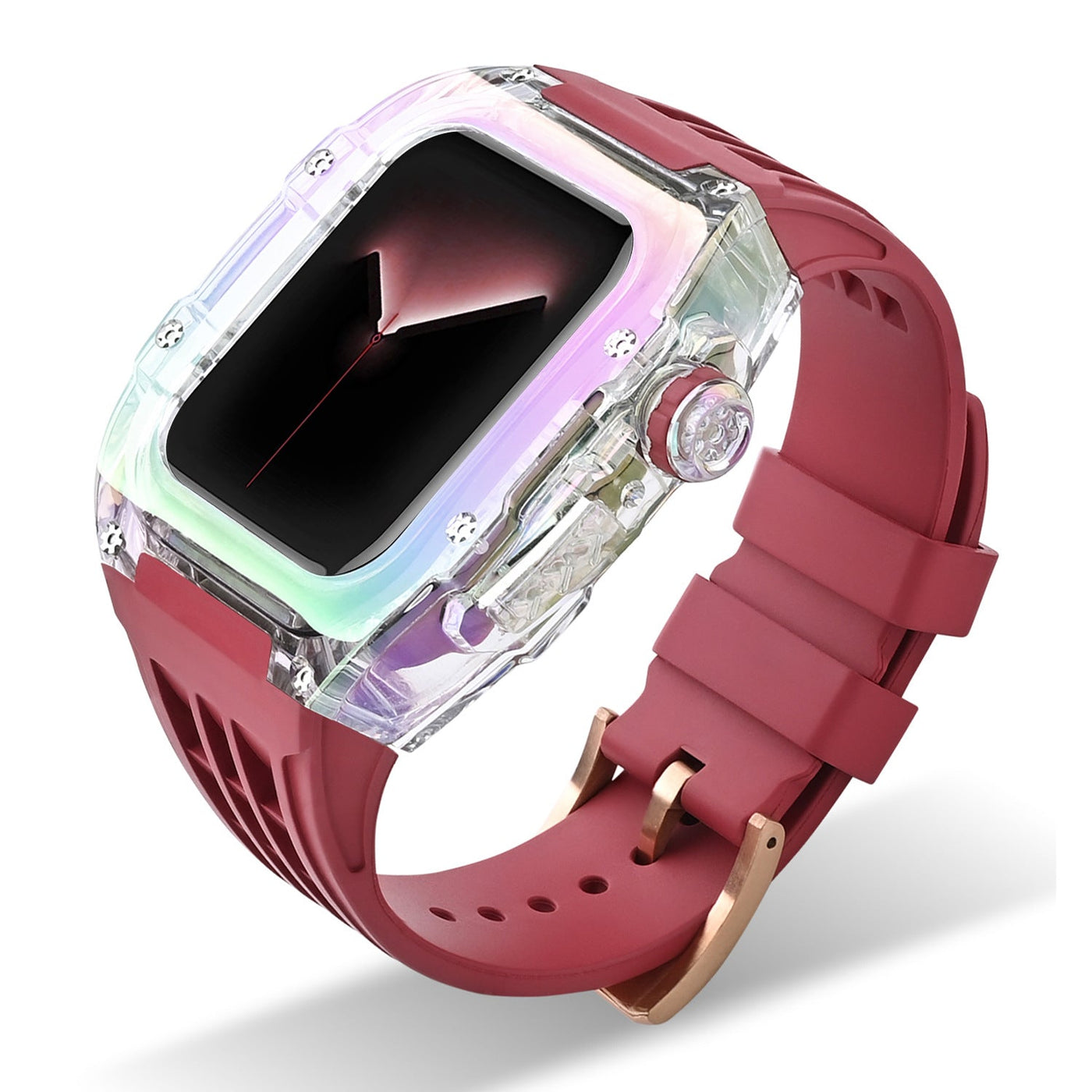 Luxury Case Strap For Apple Watch Series 44/45 mm