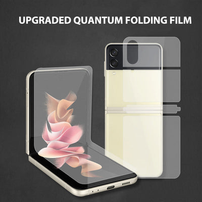 3 IN 1 Protective Film For Galaxy Z Flip 3 5G Front Back - casestadium